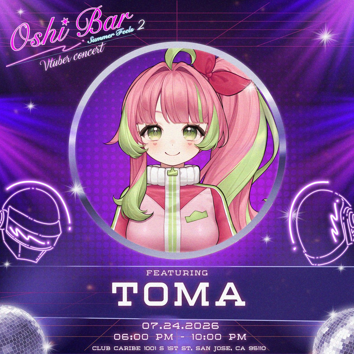 theoshibar's tweet photo. 🍅🎤Toma The Idol🎤🍅

We are so happy to announce our next guest @tomaliketomato! She will be LIVE &amp; IRL at Summer Feels 2!

Make sure to get your tickets FAST! They're going quick! Don't forget to use Toma's code "TOMATO5" for 5% off!

Cheers🥂Ticket🎟⬇️ https://t.co/gV00qZLNl8