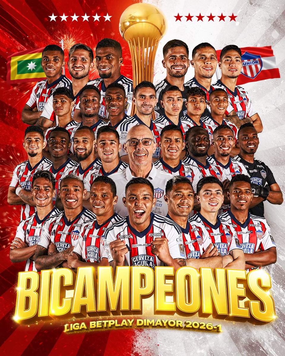 WillyFPC's tweet photo. 🔹Títulos de @JuniorClubSA por ciudad:

🏆🏆🏆🏆 Bogotá (4)
🏆🏆🏆🏆 Medellín (4) 🆕️
🏆🏆🏆 Barranquilla (3)
🏆🏆 Cali (2)
🏆🏆 Ibagué (2)
🏆 Manizales (1)

🚩 13 títulos de visitante de 16. https://t.co/4ST4Ca93p8