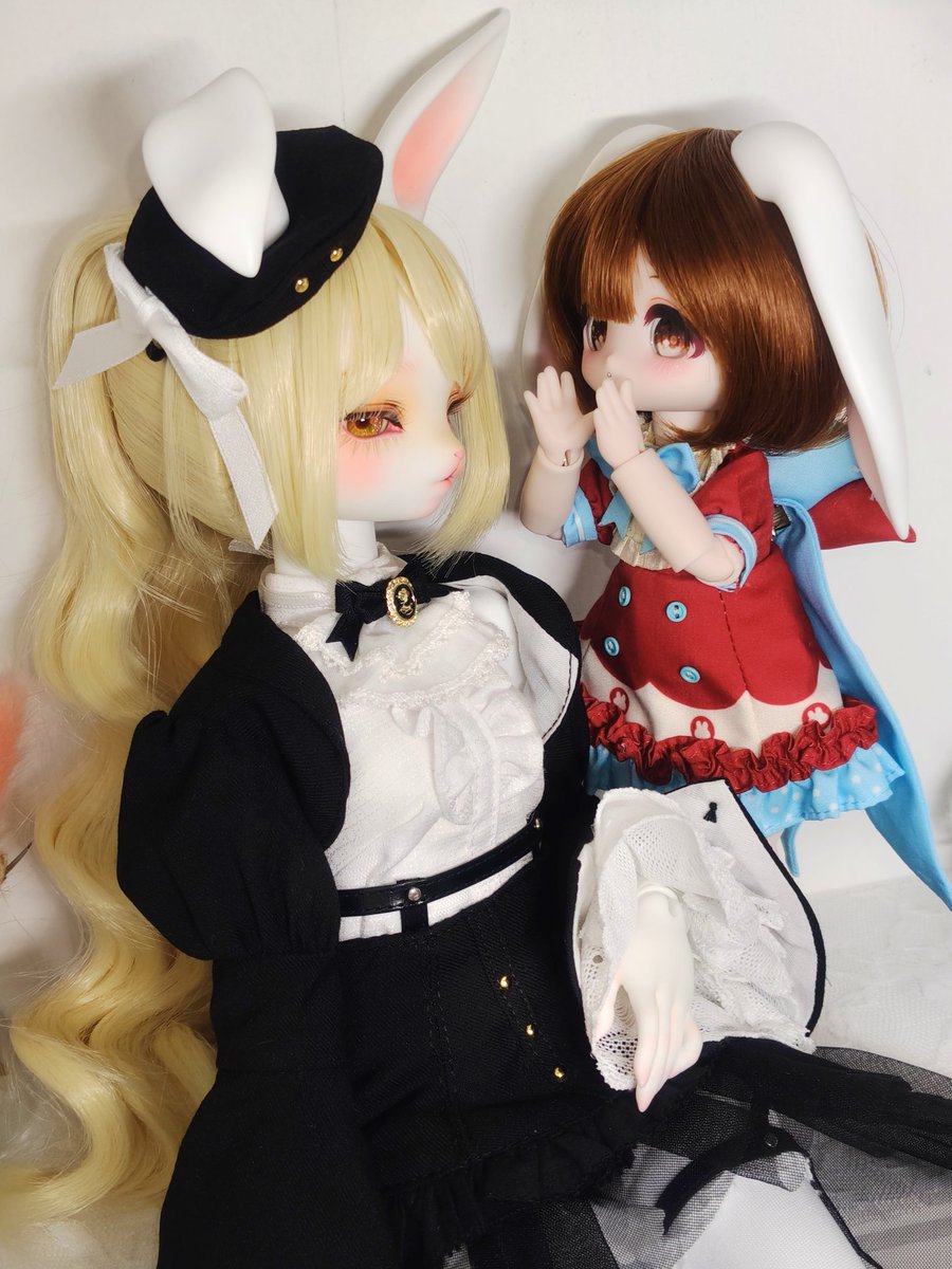 syuff_d's tweet photo. 「あのね…」
「なにかしら」

#DEARMINE
#SAERA
#ボニーバニー
#ボニバニ https://t.co/0SMH35hXKE