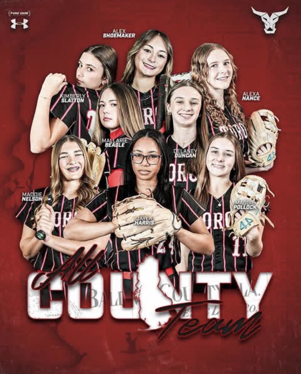 MaggiePollock11's tweet photo. Had a great freshman season and thankful to be selected for all county! Already working and counting down the days till the next! @torosoftball @LineDsoftball @GCMSportsAL @ExtraInningSB https://t.co/AXDbeQxkaA