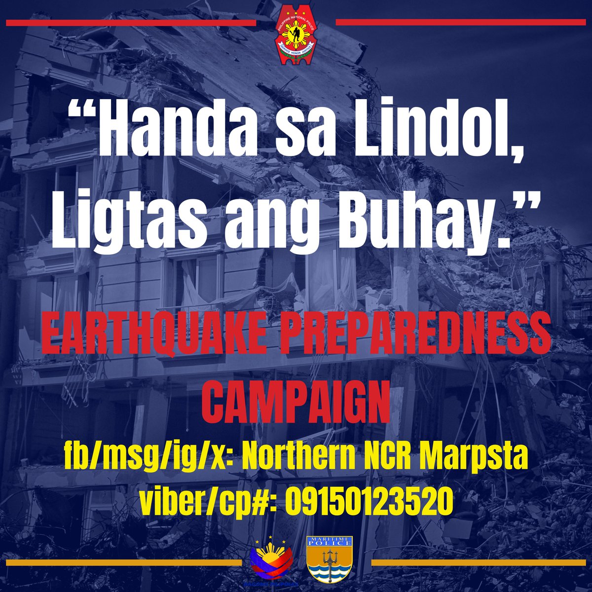 NMarpsta's tweet photo. #ByLandAndSeaWeOvercome
#ToServeandProtect
#BagongPilipinas https://t.co/NWXSEbghz8