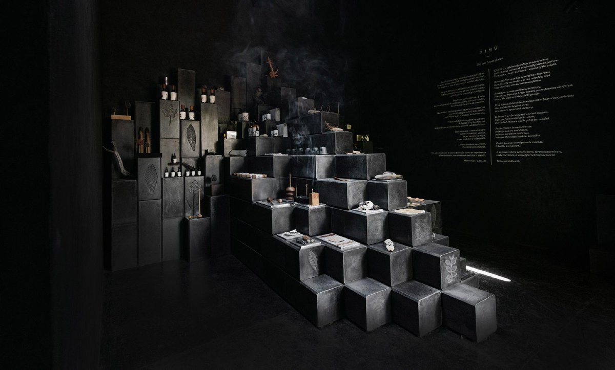 dezeen's tweet photo. Esrawe + Cadena creates fragrance "temple" for Xinú Oaxaca showroom:
https://t.co/ypLN7ULvat https://t.co/9hfsS5m6gb