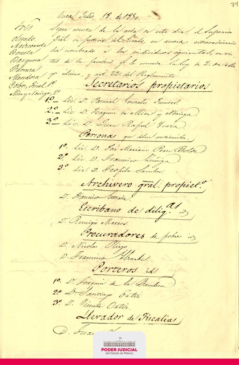 PJEdomex's tweet photo. #ArchivoHistórico📜
Desde 1850, el #PJEdomex sentó las bases para la organización y conservación de su archivo. En el Reglamento de ese año, se establecieron criterios para clasificar y resguardar los documentos, además de crear por primera vez la figura del Archivero General. https://t.co/sAonjNlrkf