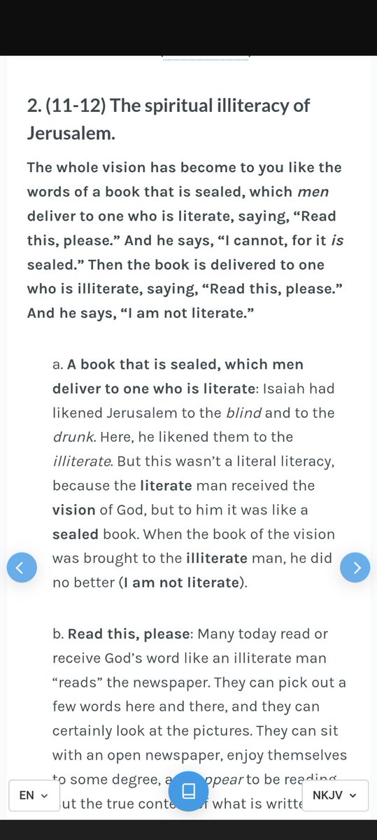 DLoTheTechPro's tweet photo. @artMISSIONARY @JoshuaBarzon Here is commentary on those verses. I would advise you to read the whole chapter. It flows all together. https://t.co/qSa00svv5Q