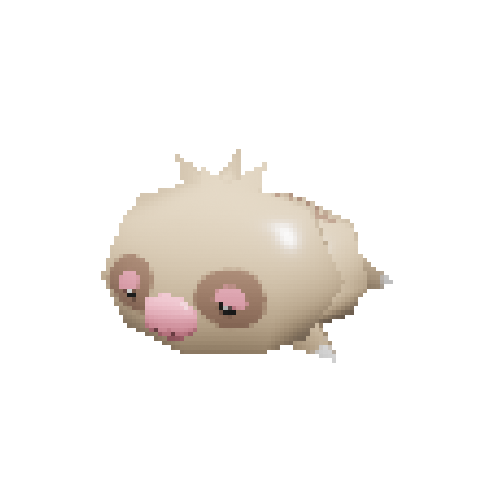 bimstown's tweet photo. very fond of this creature #slakoth #b3d https://t.co/53bAxQ5GlU