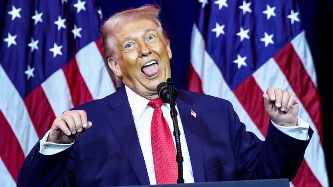 UnSantis's tweet photo. @GuntherEagleman WOW! Boooed as soon as his Scammer Face was shown on the big screen during the National Anthem! Should stay home and watch TV! No love for the Most hated President EVER! Stick to Golf more your ethnicity sport! https://t.co/LfmIChIKbm