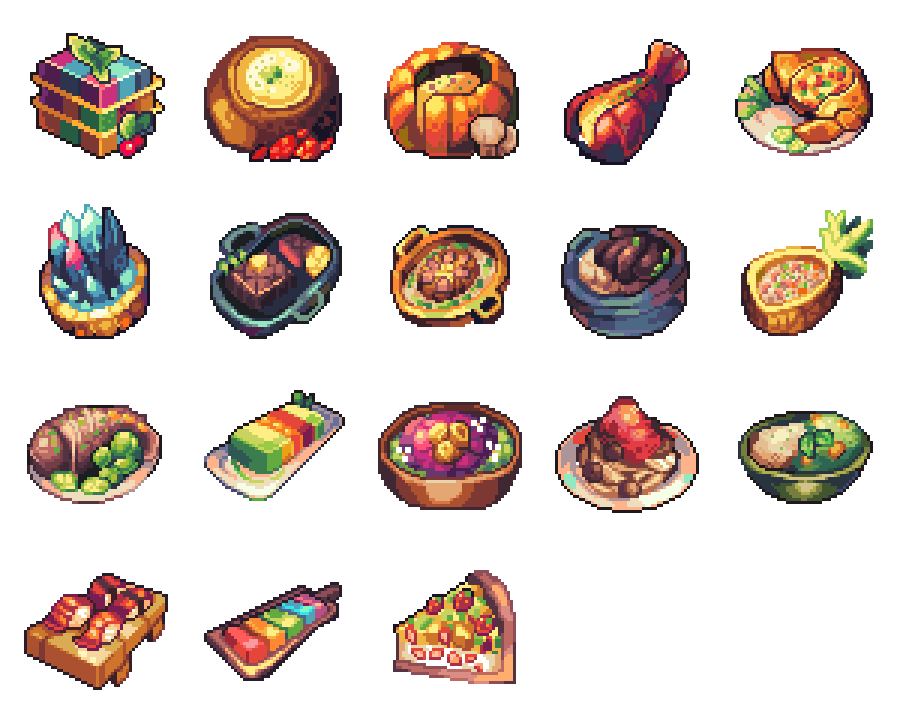 TerracotaScarf's tweet photo. Food!

#pixelart #ドット絵 https://t.co/TQT4d0uGB1
