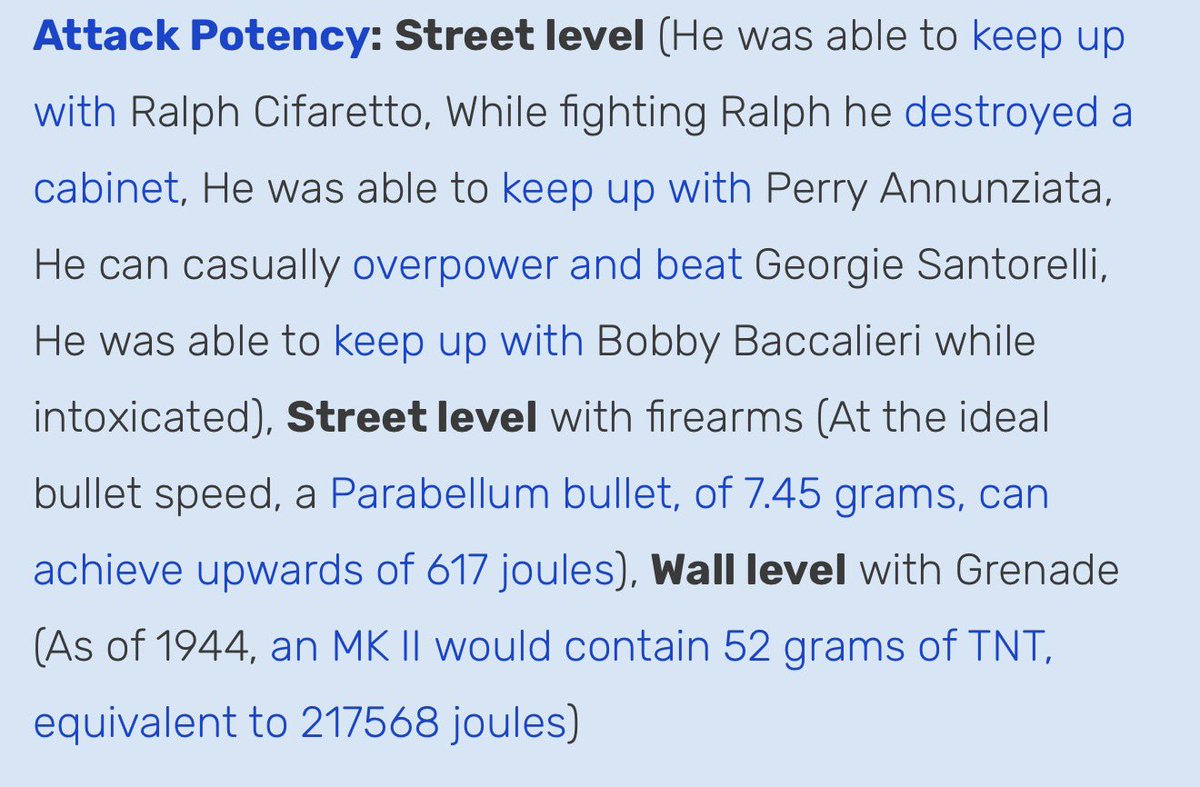 SaladSaiyan's tweet photo. Love looking at vs battle wiki for random characters and seeing how they talk about fights like Dragon Ball https://t.co/GVqxxTpy6Y