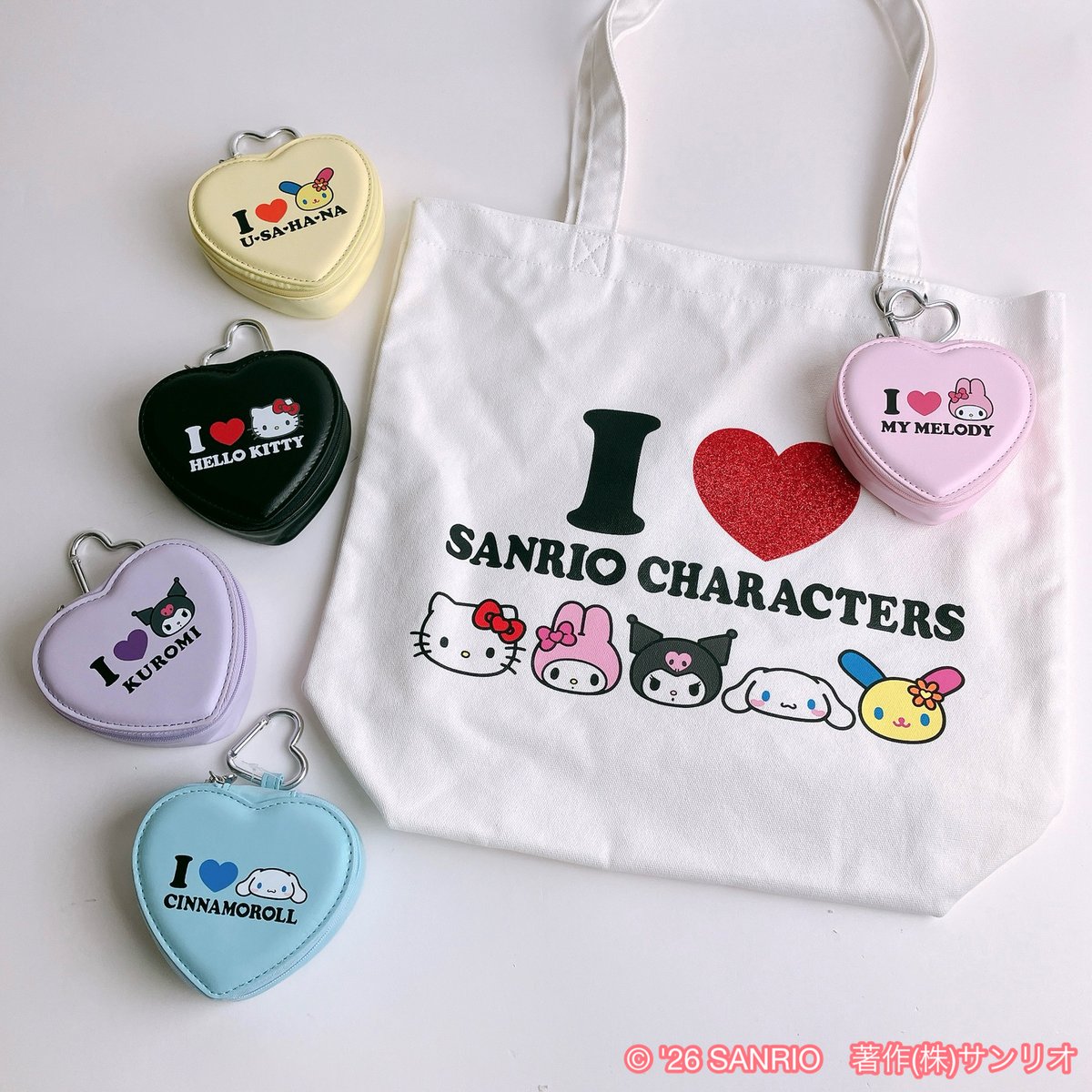 ec_sanrio's tweet photo. ＼17日発売！#新商品💖  ／
I ♡ SANRIO CHARACTERS✨
「I ♡」をテーマにした、平成レトロ感のあるカジュアルなデザインシリーズだよ🌈

本店👇
https://t.co/cCRB1y1nny
楽天市場店👇
https://t.co/O7Zkl4FILx
Yahoo!ショッピング店👇
https://t.co/uCgqyjTLTj

※発売日9:30公開

#サンリオ https://t.co/kHASTT2yzF