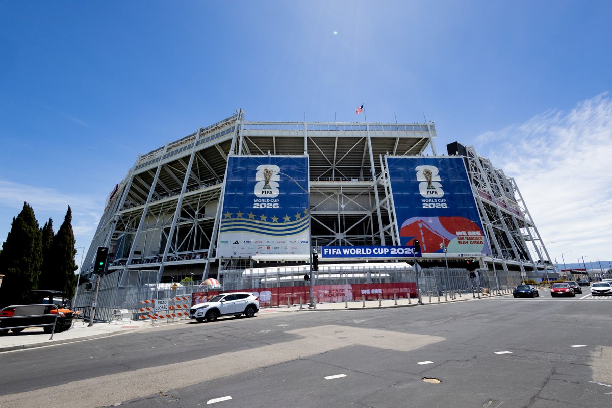 LevisStadium's tweet photo. The world's stage ⚽ https://t.co/MLEleK3Uxq
