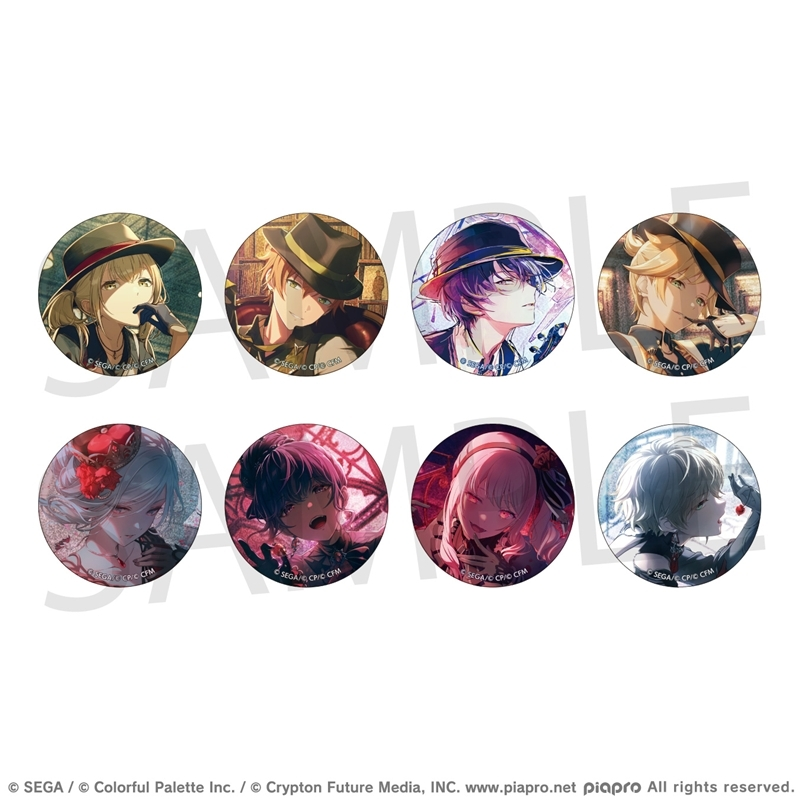 ✨絶賛発売中✨／ 「#プロセカ」グリッター缶バッジ イベントイラスト