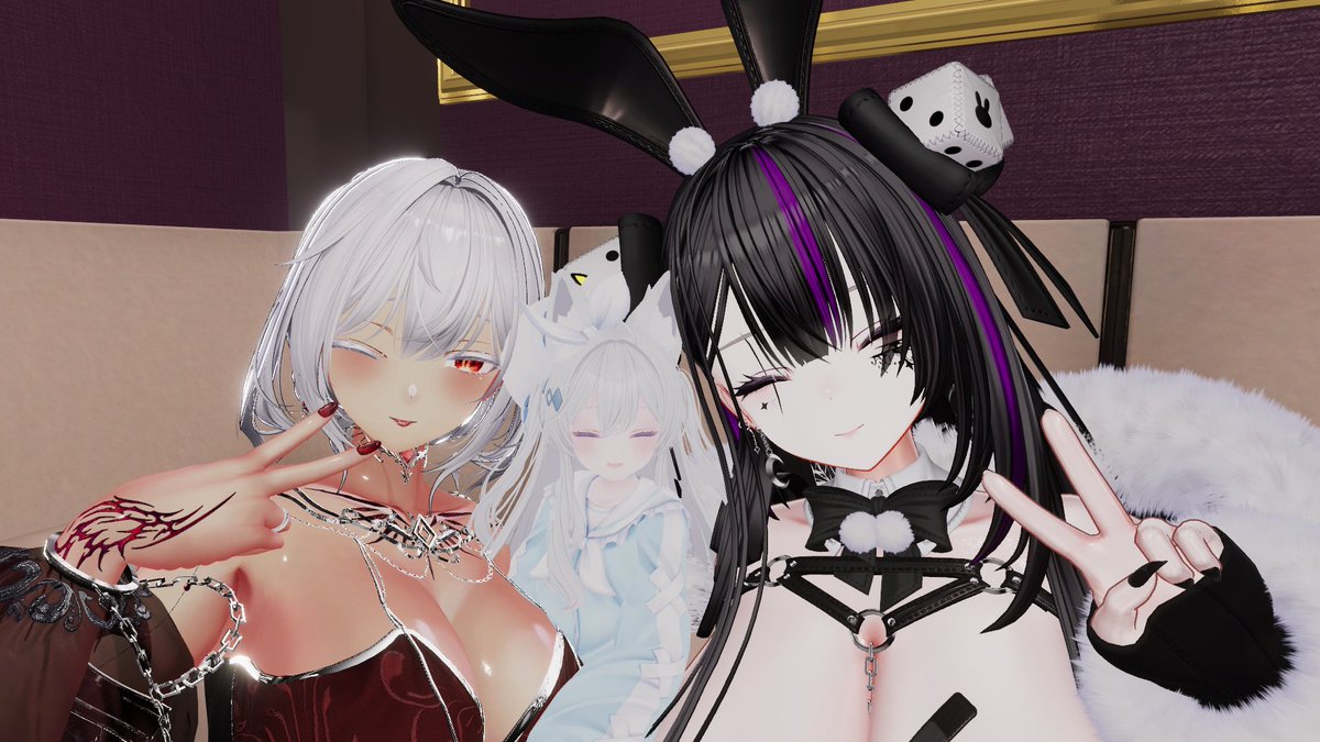 nex__vr's tweet photo. 続きの写真～　2人接客になることもまれにある
#VRC_87Q https://t.co/XNSeeew85C