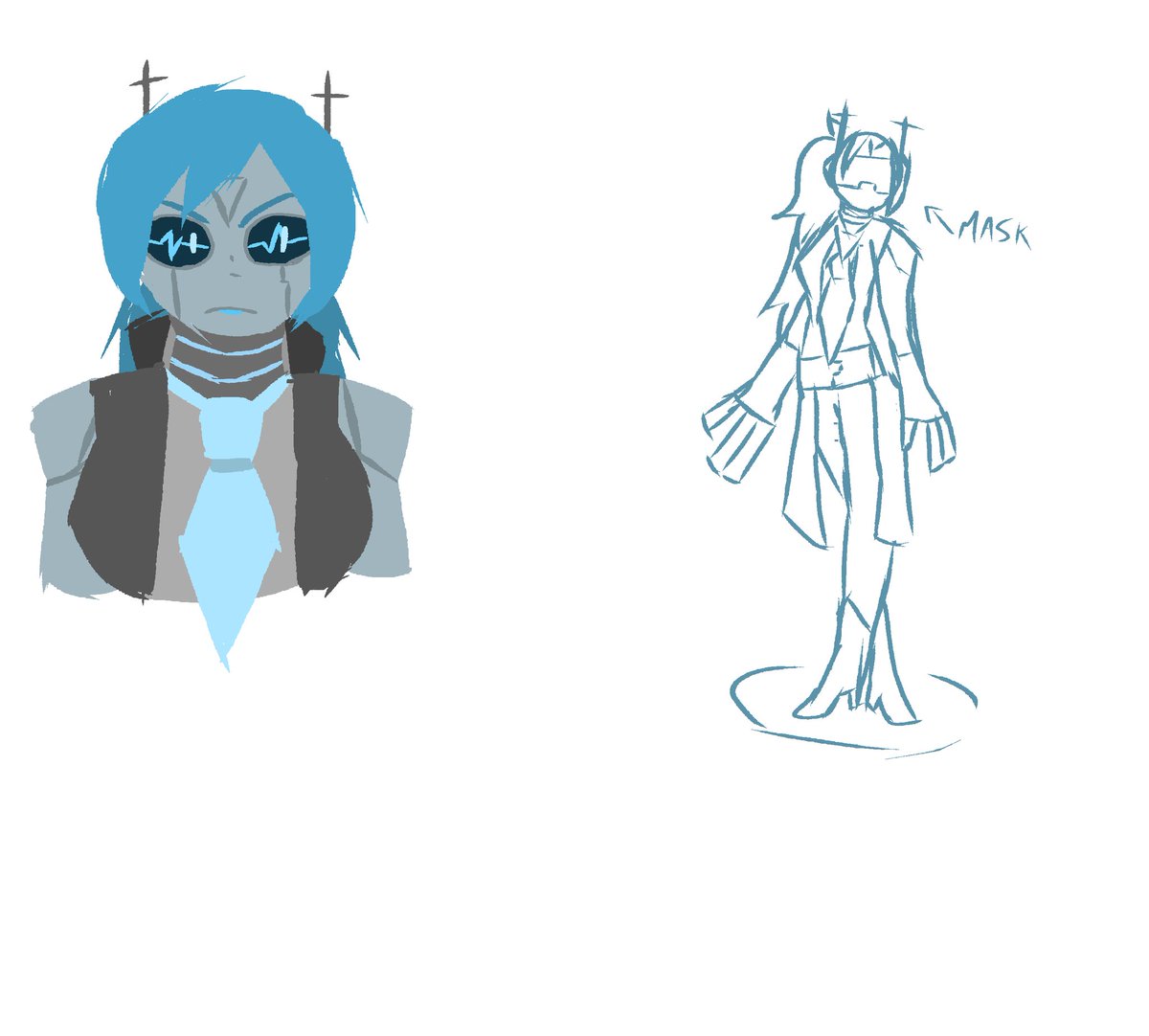 VVoltageVolcano's tweet photo. First post, which is basically my pfp rn.
Mute robot girl who speaks in sign language and morse code comin your way. https://t.co/weGbjaFNqV