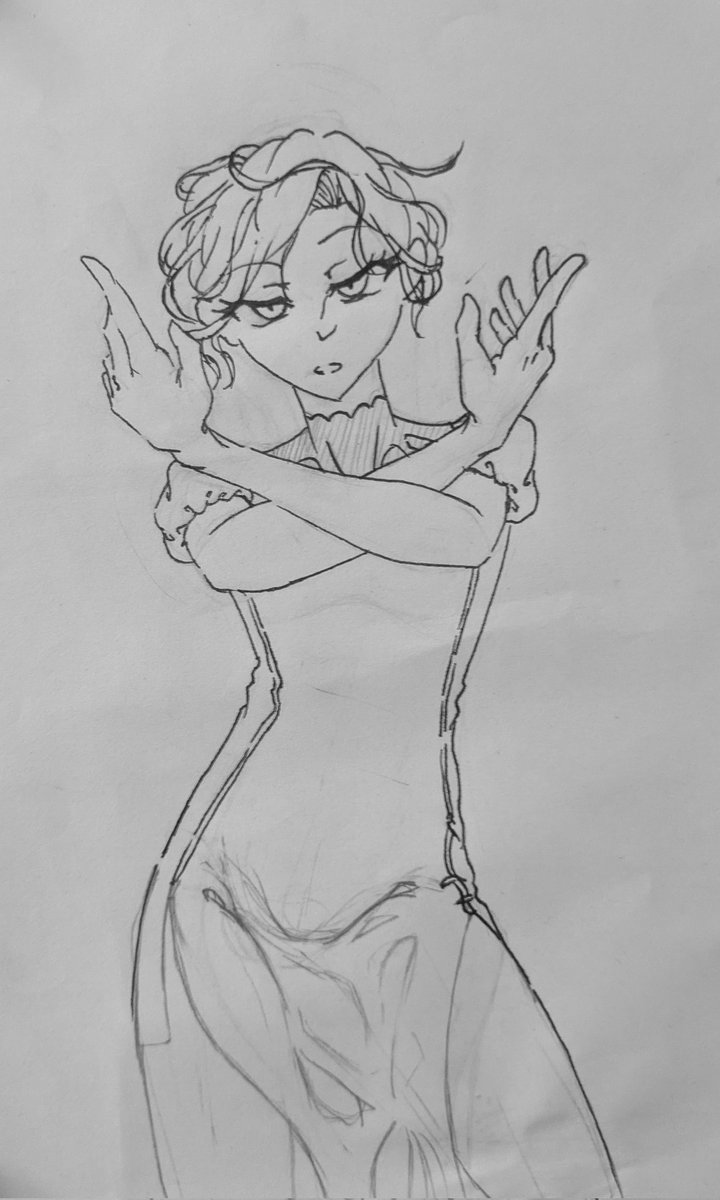 Legurus_clown's tweet photo. 切れ長の美人系に手癖で衣装つけると、チャイナ風になるのは癖なんだとおもいます https://t.co/ywcSgZLN9s