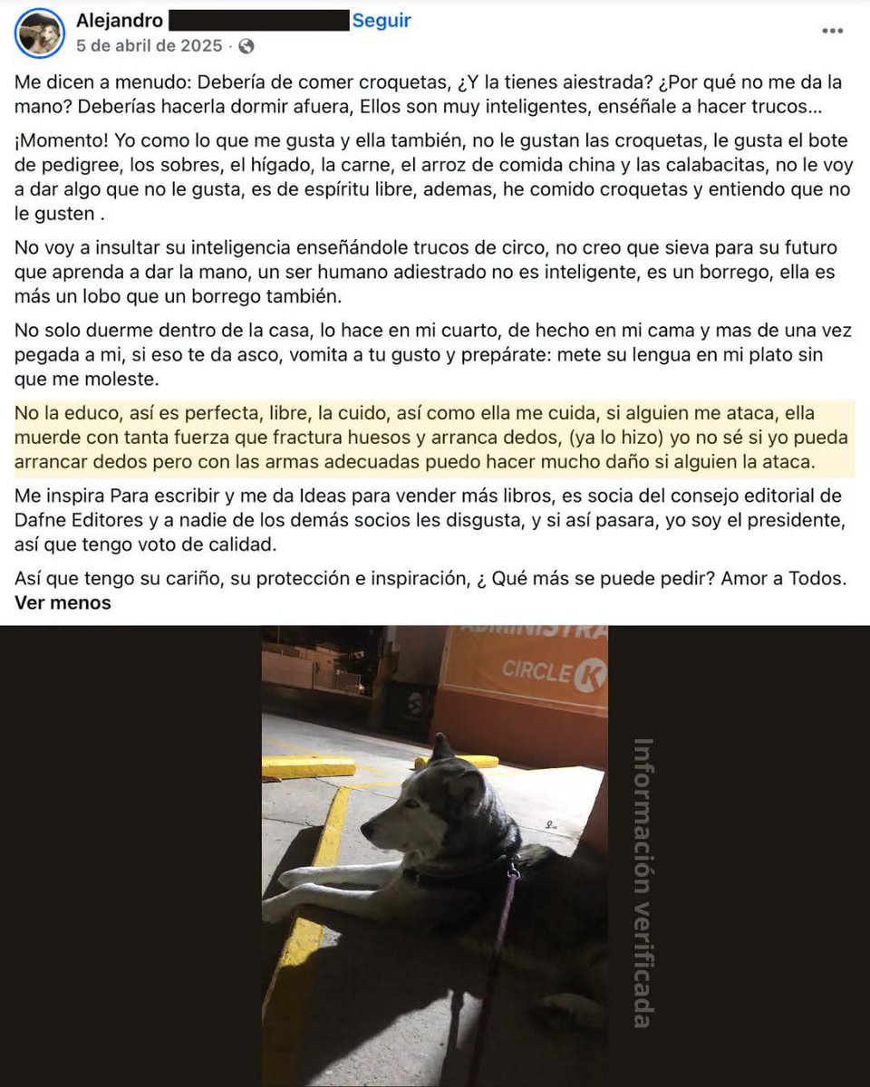 Q7Angels's tweet photo. @SalvemosABenito @Target184 Ojalá le vaya bien a la perra porque el dueño ha hecho publicaciones muy cuestionables https://t.co/535CkIsrfB