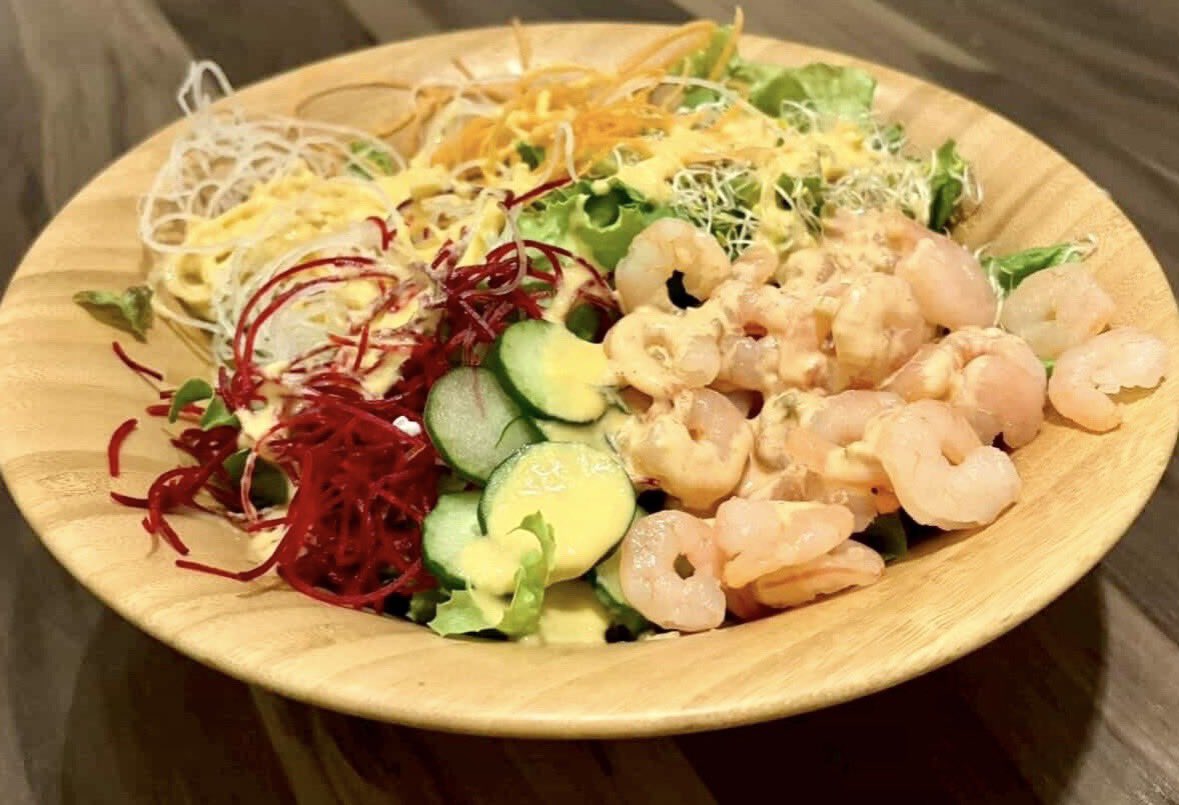 attachment0000's tweet photo. とりあえず、これ頼んで。
小エビのサラダ🦐
バランス最強の一皿。

#立川　#イタリアン
#駅近　#グルメ https://t.co/4pyctPOYJw