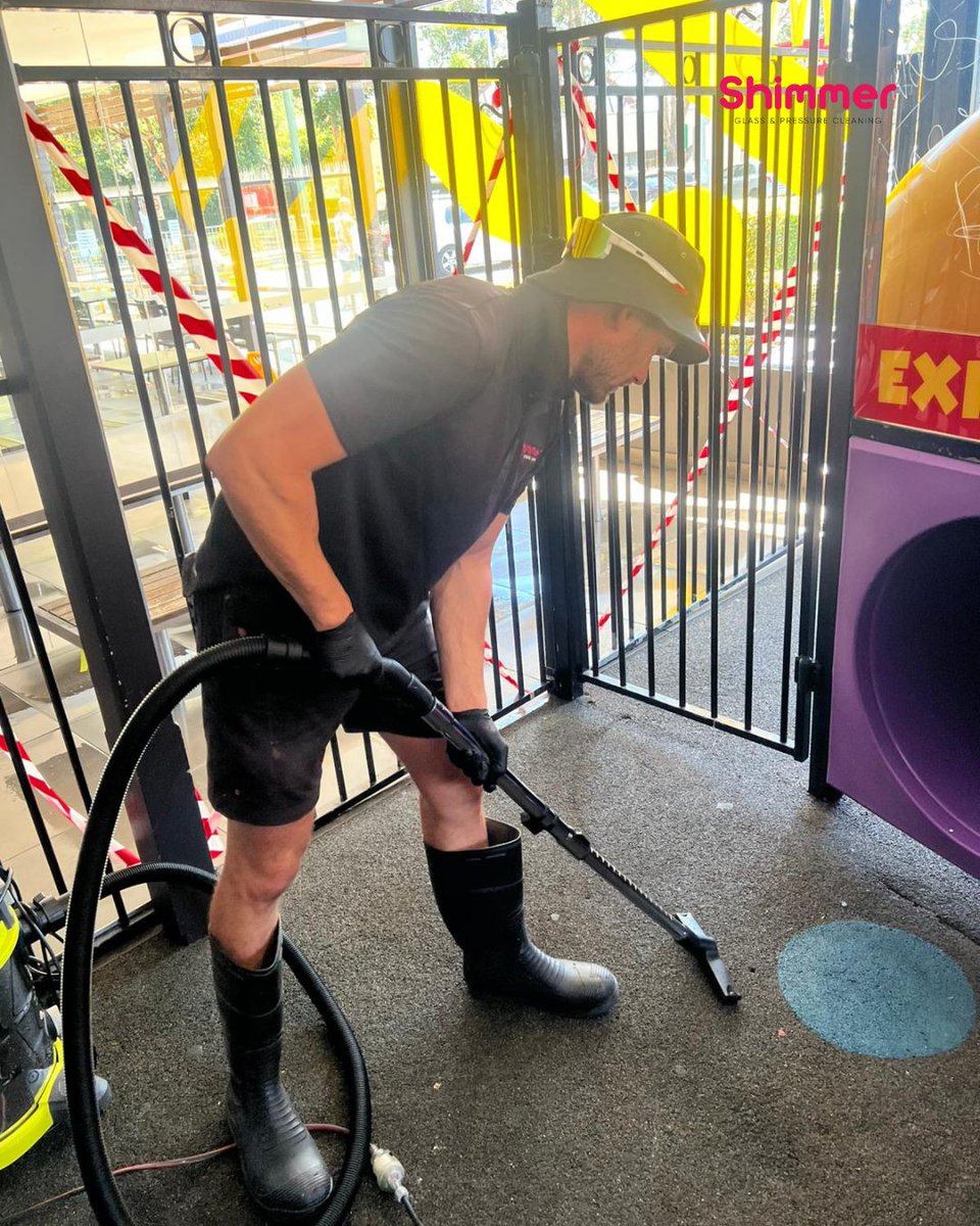 ShimmerGC's tweet photo. Play centres are high-touch spaces where hygiene matters. 

Our team recently cleaned a McDonald’s play centre using a wet and dry vacuum system to safely remove debris and moisture while protecting sensitive materials.

#CommercialCleaning #FacilityCare #Sydneyproperty https://t.co/ItUcaKE7wT