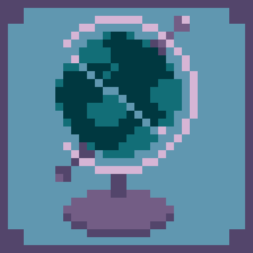 asilis27767's tweet photo. Globe #dotpict
#32pixel
今日の32ピクセル「地球儀」 https://t.co/LAYzP8rmuD