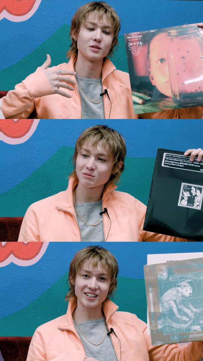 geontinzip's tweet photo. keontin’s LP picks at amoeba music.

martin: 
💿 alice in chains - jar of flies
💿 mad season - above
💿 pixies - doolittle &amp; surfer rosa

keonho: 
💿 dominic fike - sunburn
💿 mk.gee - two star &amp; the dream police
💿 oasis - definitely maybe

#MARTIN #마틴 #KEONHO #건호 https://t.co/VL4Q5KBYJ3