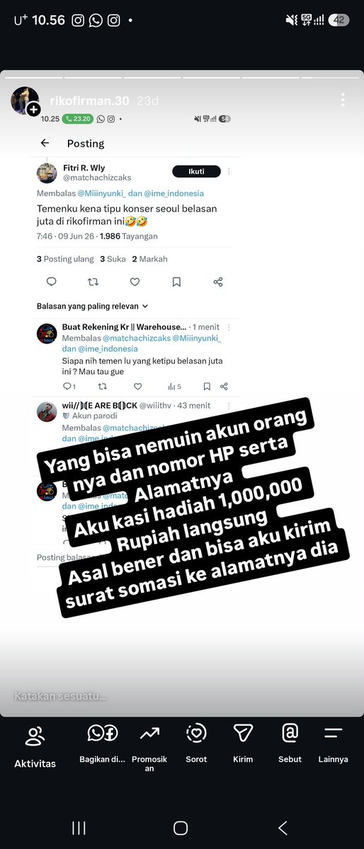 darskurl's tweet photo. @matchachizcaks kakak siap siap aja ya aku bakal cari kakak https://t.co/gMo7qvq8xQ