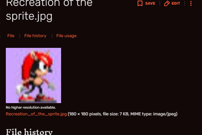 SEGAcaturn's tweet photo. its not every day you find a sprite you made at 13 years old on the lost episode creepypasta wiki for some reason https://t.co/8deDTuEh3d
