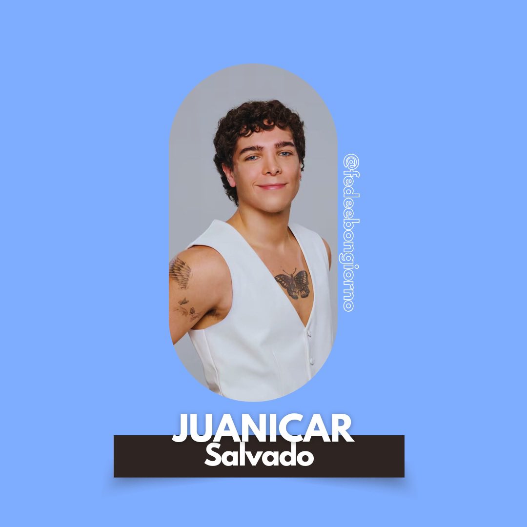 fedeebongiorno's tweet photo. 👁️ El segundo salvado hoy en #GranHermano es JUANICAR https://t.co/jlKcEiMdfD