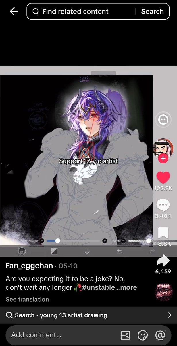 raebinss's tweet photo. Terserah mau bilang gue sensitif atau nggak, ini kan videonya nampilin "support 13 y.o artist" tpi ada tuh video lain yg dia lgi gambar, liat ini, trs tiba tiba hapus gambarnya. Itu tuh menurut gue GAK BANGET 💔💔 sampe sampe artistnya ini gak nyaman. https://t.co/moMsPQNt96