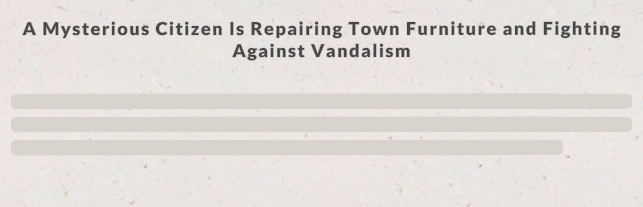 holyrandom's tweet photo. i started repairing the garbage cans and vending machines around town and this appeared in the newspaper #paralives https://t.co/LJl5KYtRGp