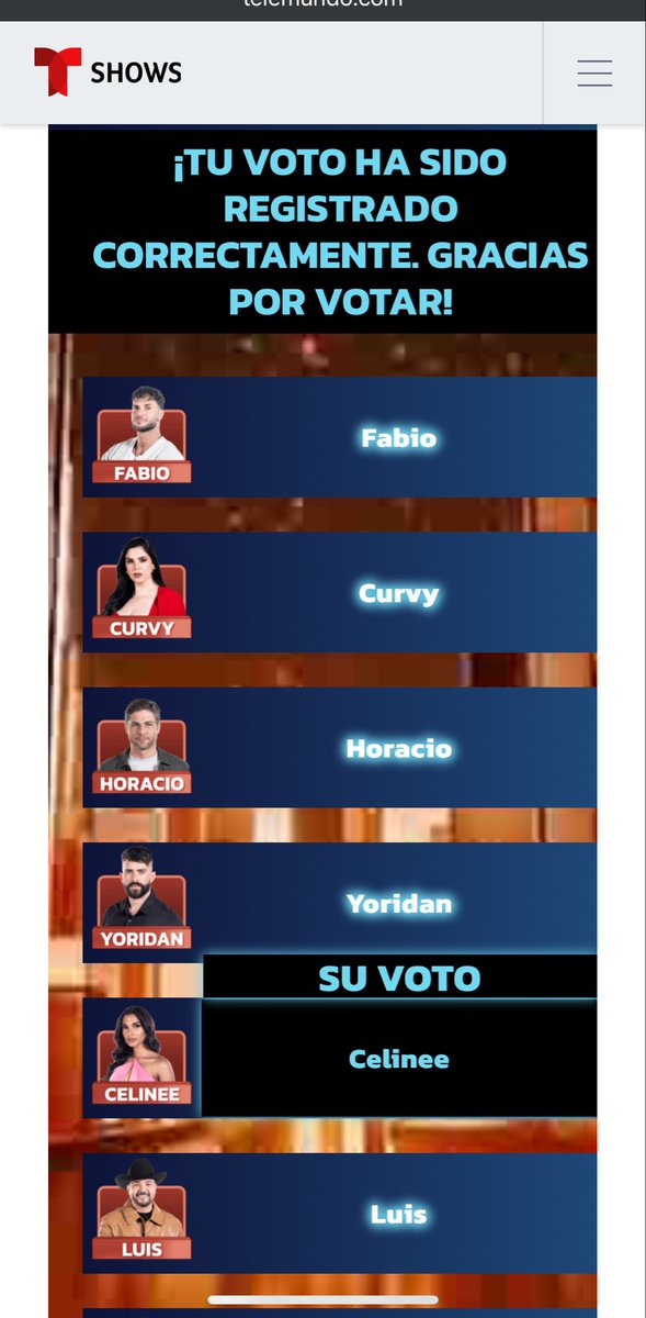 gabriiiela91's tweet photo. Solo votos para Celine es la única que le puede ganar al ceboso…
#celineGanadora
#Celinealafinal
#LCDLFS https://t.co/qlij9hwE4j