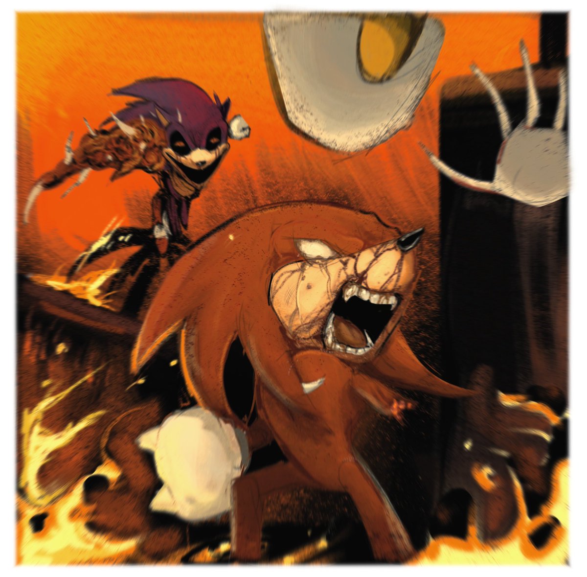 susie_ane's tweet photo. Still my fav knuckles lms art 
I should redraw it one day if I can https://t.co/dYppTWSUTx