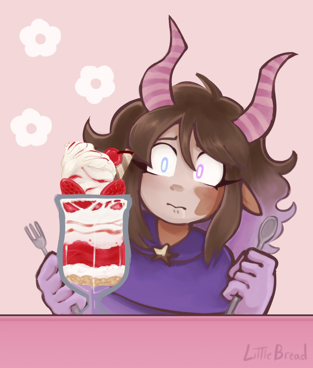 LittleBread0's tweet photo. She just loves sweets ! (some Oc art)

i just love to draw food <3 https://t.co/9d473Wwnaj
