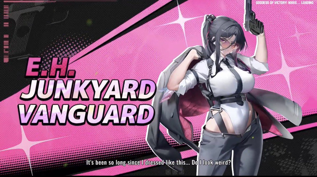 AgentBunnyAde's tweet photo. @NIKKE_en E.H. LOOKS SO GOOD OMGGGG 💕💕💕 https://t.co/KKQyhVImer