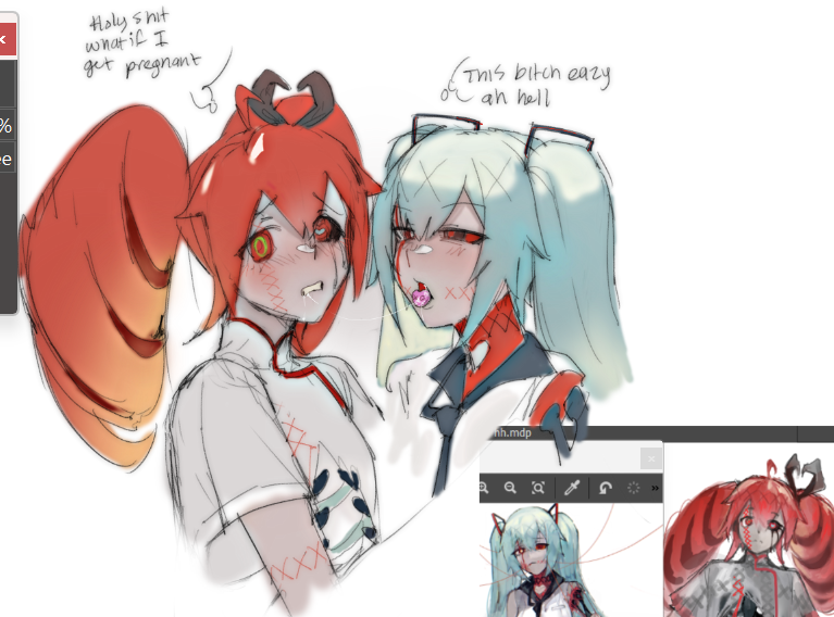 ForeignerRin's tweet photo. hory shit teto and miku freaks https://t.co/8nmK9P0BDJ