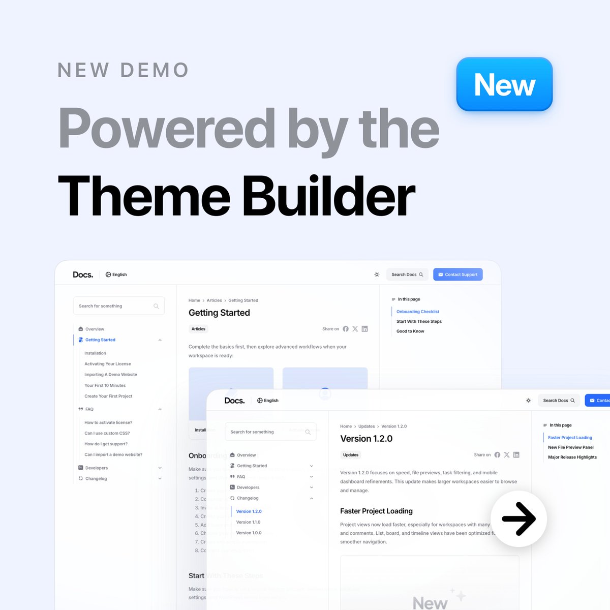 PixFort's tweet photo. 📚 New Demo: Documentation is now available in pixfort WordPress Theme ✨ A clean, modern demo for help centers, knowledge bases, product docs, online guides, and support websites.

🌙 Dark Mode
📖 Table of Content
🧭 Vertical Menu
⚡ Theme Builder powered
https://t.co/WmmWjFH2pq https://t.co/W3HBqkgczW