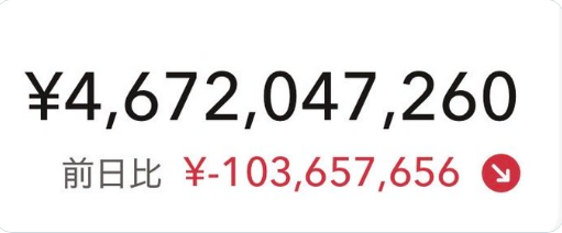 sunshineboy1003's tweet photo. 個人資産が前日比で−1億円。

もっと無料情報が知りたい方は、「88」の合言葉でDMくださいね。
#日経平均株価 https://t.co/h2QGyFQZS5