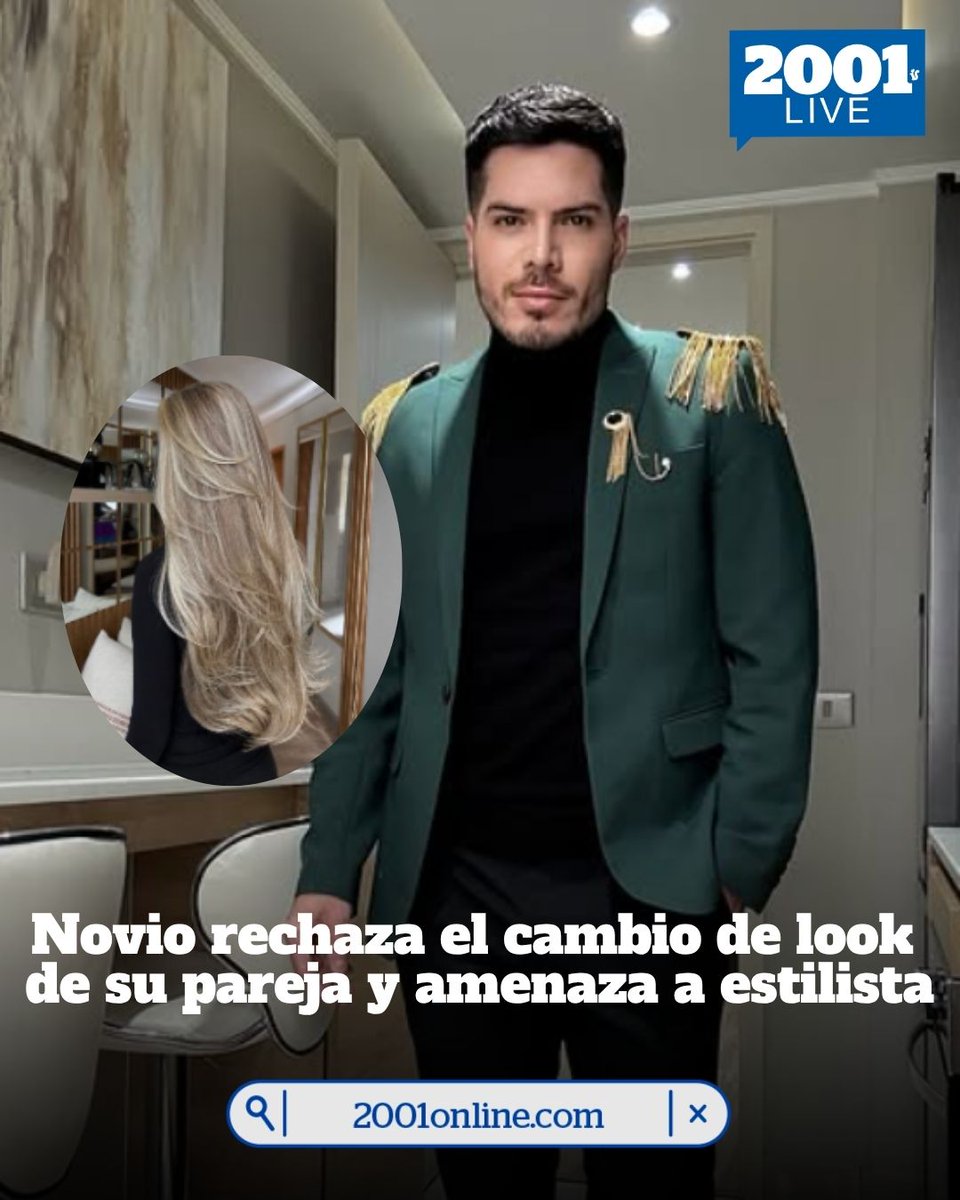 2001OnLine's tweet photo. #8Jun El estilista venezolano Francisco Vegas compartió el momento incómodo que vivió con una clienta luego de hacerle una aclaración de cabello, que no le gustó a su pareja. 😔💇🏼

A través de las redes sociales mostró la conversación en la que la mujer insiste en que le oscurezca el cabello y que el nuevo procedimiento sea incluido como una garantía del primero. 

Ante la negativa del estilista criollo de pintar el cabello sin cobrar su trabajo, recibió varios mensajes del novio de su clienta, entre ellos, resalta una advertencia: "Hazlo o yo iré hasta tu salón". 😳

Luego de lo ocurrido, el estilista venezolano compartió una reflexión sobre el amor propio y la importancia de hacer lo que le gusta y le hace sentir bien sin necesitar validación de otras personas. 🤗🙏🏻

📷: estilismovenezolano