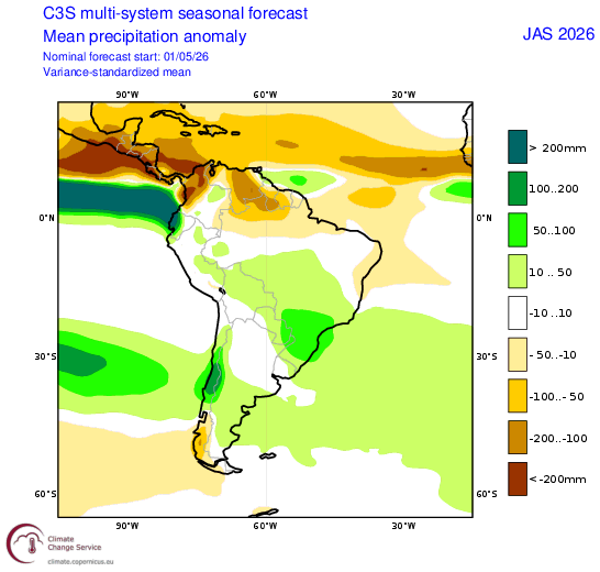 EdoWeatherman's tweet photo. Proyecciones para el invierno en Chile.

Con El Niño comenzando a dominar, los diversos modelos proyectan un escenario favorable para lluvias sobre lo normal en Chile central y sur, en invierno y también primavera.
¿Se cumplirá? Eso el tiempo lo dirá.
#ElNiño.
#Chile. https://t.co/ABi9jnbT4l