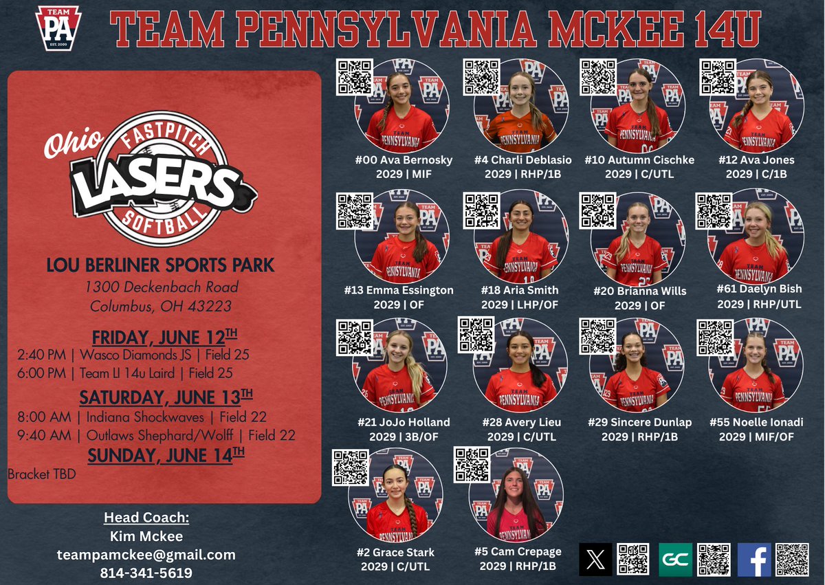averylieu28's tweet photo. Super excited to be back‼️ @teampafastpitch @TeamPAMcKee @JMUSoftball @MasonSoftball @WLU_Softball @PennStateSB @KentStSoftball @Pitt_SB @UVASoftball @D1Softball @ExtraInningSB https://t.co/eSaxBEley2