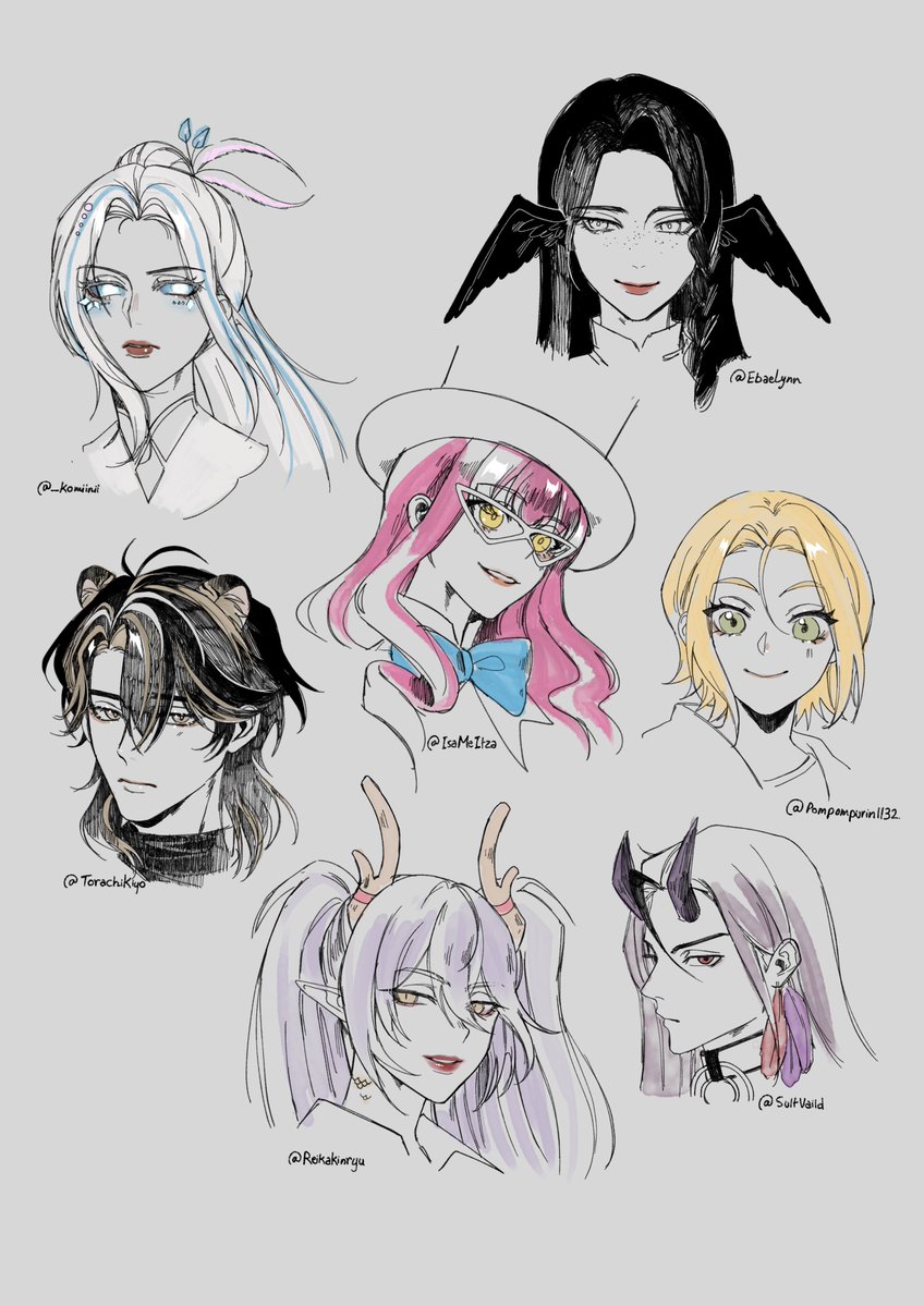 mawfische's tweet photo. Thank you for providing your OCs 🙇‍♀️🧡 https://t.co/brHEUW0Eex