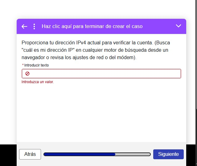mlomb_'s tweet photo. Quería verificar mi cuenta de Twitch pero no me llegan los OTPs hace semanas.

Procedo a contactar al soporte y el bot me arma un formulario para completar, y me pide mi dirección IPv4??? https://t.co/HTq9JmGEPr