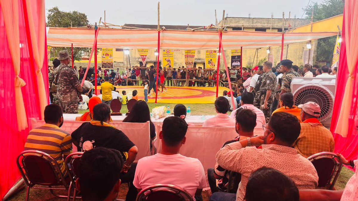 StateJharkhand's tweet photo. बोकारो झारखण्ड में आयोजित झारखंड U-23 सीनियर राज्य स्तरीय कुश्ती प्रतियोगिता 2026 का हुआ भव्य समापन*🤼‍♂️🤼‍♂️🤼‍♂️🤼‍♂️ https://t.co/Hr5Z0vy6pI
