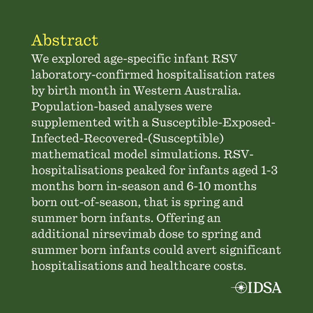 JIDJournal's tweet photo. What is the optimal RSV immunisation strategy for infants born in the RSV off-season?

✅ Just Accepted
🔗 https://t.co/8ECSHzE7bj https://t.co/cABMcbA8ru