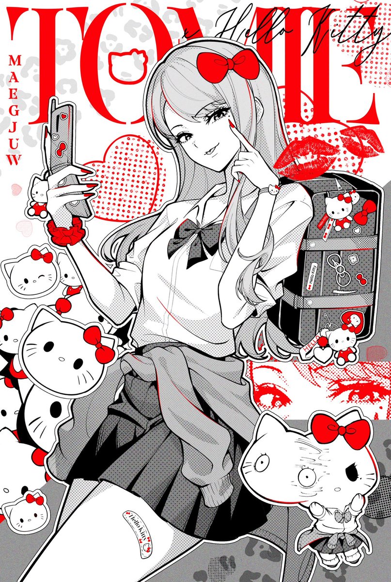 VideoArtGame's tweet photo. Gyaru Tomie x Hello Kitty

Artist: @maegjuw https://t.co/FqbYi6R6Iv