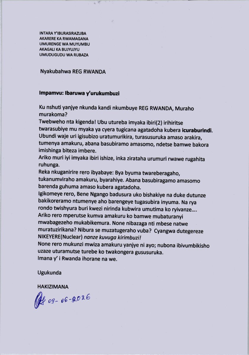 Anaclet HAKIZIMANA tweet media