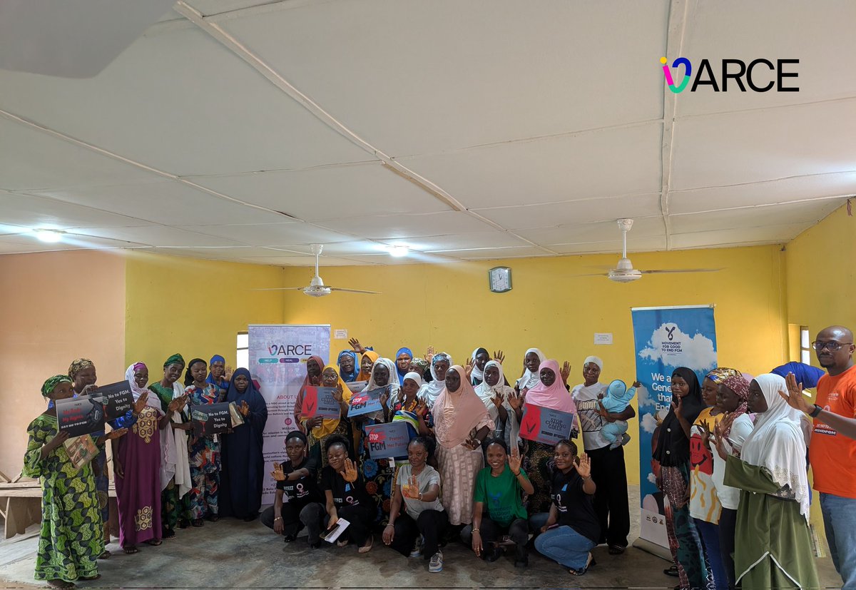 VARCENigeria's tweet photo. Because every woman and girl deserves a life free from harm, in good health, and with dignity.

#EndFGM 
#SurvivorVoices 
#OsunState
#UNICEF
#UNFPA https://t.co/h4qKWgjGQs