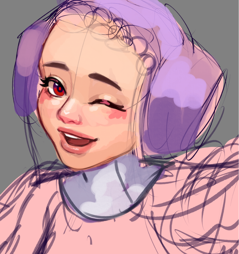 suikaART_'s tweet photo. ingrid wip for tonight https://t.co/2CcWQlCwFO