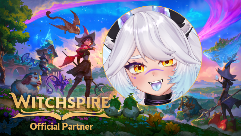 BlizzySnowolf's tweet photo. Super excited to announce that i am now an official @playwitchspire partner!

The game launches in Early Access this wednesday June 10th! I'll be live at 6 PM CEST!
#witchspirepartner https://t.co/xcDfV2imVc