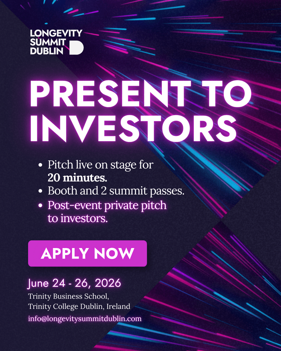 LongevityDublin's tweet photo. What makes a science meeting feel serious, focused, and worth your time in aging biology? 

See ticket options and reserve your spot:
https://t.co/Q1ReKr25Xw

#LSD26 https://t.co/C5mAhTzlip