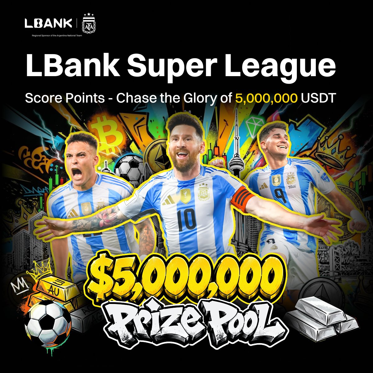 LBankCIS's tweet photo. LBank Super League ЗАПУЩЕНА ⚽🔥

Пул: 5 000 000 USDT.
42 дня заданий, лидербордов, сбора пазлов, серии пенальти и розыгрышей джерси ЧМ 🏆

Набирай очки. Будь в топе. Забирай награды.

Участ��овать 👇
https://t.co/K1lCLYix9X

#LBankSuperLeague #AFA https://t.co/t6EMngYcwu