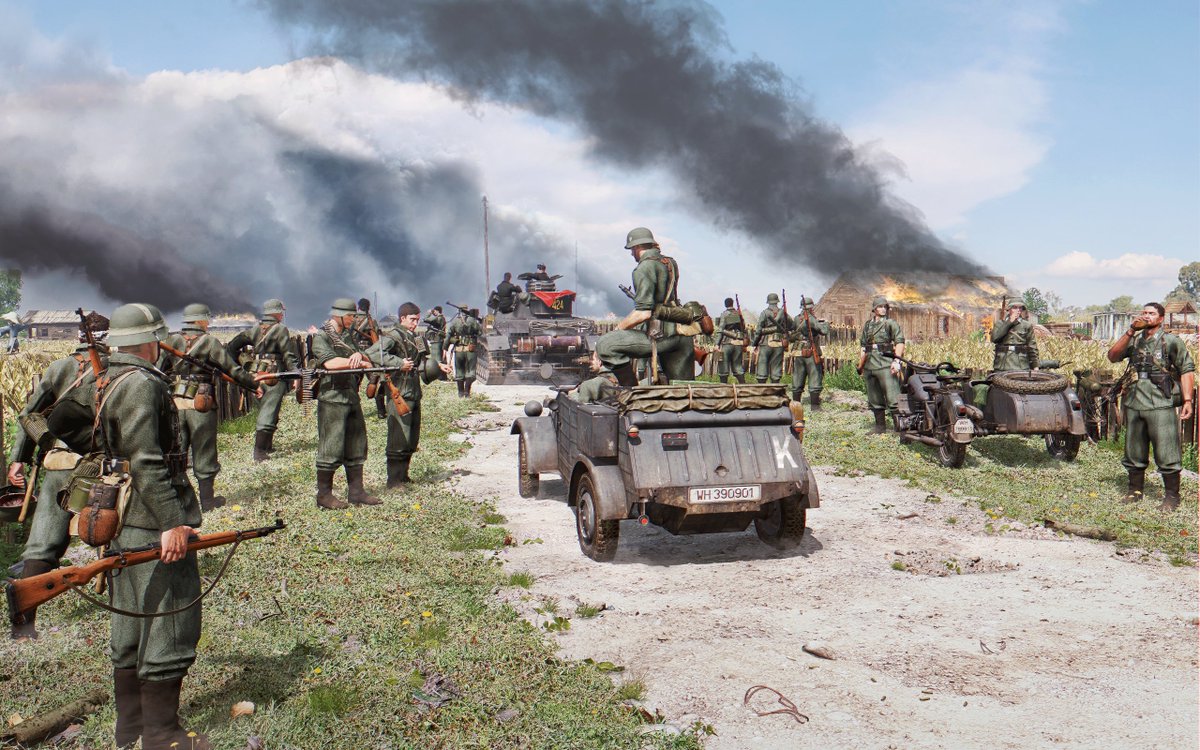 tanmay_chat's tweet photo. Scorched earth 
1st panzer army, operation barbarossa, july 1941

#arma3 https://t.co/ppXWjSg0s7